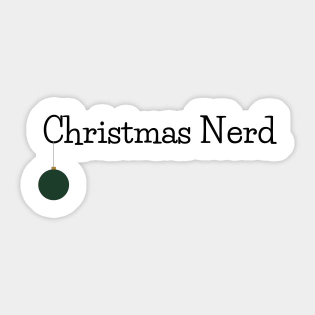 Christmas Nerd Design 1 Sticker by A Cozy Christmas